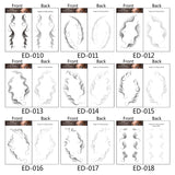 Hair Edges Tattoo Sticker Baby Hair Fake Hairline Temporary Tattoo Sticker Waterproof Lasting Curly Hair DIY Tool