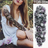 Waterproof Temporary Full Arm Totem Tattoo Sticker