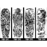 Waterproof Temporary Full Arm Totem Tattoo Sticker