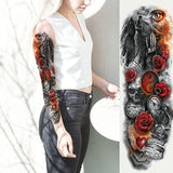 Waterproof Temporary Full Arm Totem Tattoo Sticker