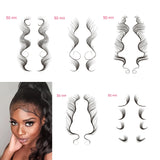 Hair Edges Tattoo Sticker Baby Hair Fake Hairline Temporary Tattoo Sticker Waterproof Lasting Curly Hair DIY Tool