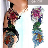 Waterproof Temporary Full Arm Totem Tattoo Sticker