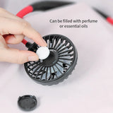 Neck Fan With LED Hands-Free Neck Cooler Portable USB Rechargeable Mini Fan