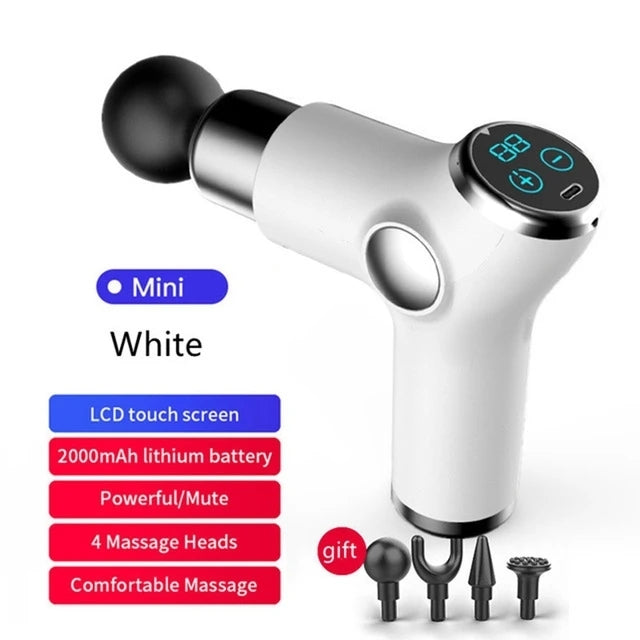 Mini Muscle Massage Gun Pocket 32 Speed Vibration Electric Fascial Gun