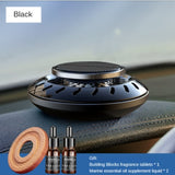 Solar Aromatherapy Diffuser UFO Styling Car Air Freshener Long Lasting Fragrance In The Car Creative Men's Solid Ornaments