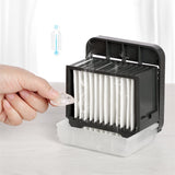 Mini Handheld Air Conditioner Negative Ion Air Cooler Fan Humidifier With LED Light