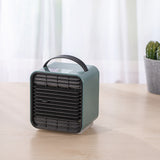 Mini Handheld Air Conditioner Negative Ion Air Cooler Fan Humidifier With LED Light