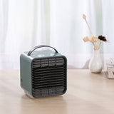 Mini Handheld Air Conditioner Negative Ion Air Cooler Fan Humidifier With LED Light