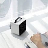 Mini Handheld Air Conditioner Negative Ion Air Cooler Fan Humidifier With LED Light