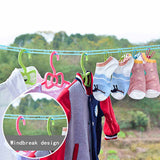 Windproof Non-Slip Clothesline (Colors Randomly)