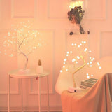 LED Night Light Mini Christmas Tree Copper Wire Garland Lamp