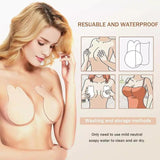 Invisible Lift-Up Bra Rabbit Ear Reusable Bust Cover