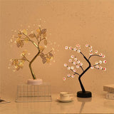 LED Night Light Mini Christmas Tree Copper Wire Garland Lamp
