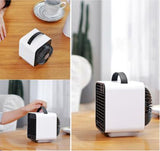 Mini Handheld Air Conditioner Negative Ion Air Cooler Fan Humidifier With LED Light