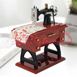 Sewing Music Box Vintage Music Box Mini Sewing Machine Gift Table Decor