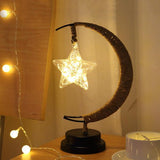 The Enchanted Lunar Lamp Handmade Hemp Rope LED Night Light