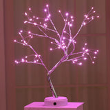 LED Night Light Mini Christmas Tree Copper Wire Garland Lamp
