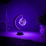 The Enchanted Lunar Lamp Handmade Hemp Rope LED Night Light