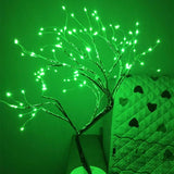LED Night Light Mini Christmas Tree Copper Wire Garland Lamp