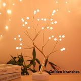 LED Night Light Mini Christmas Tree Copper Wire Garland Lamp