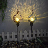 Solar Lunar Garden Light Projection Lamp