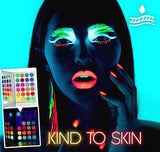 BlackLight Neon Glitter Eyeshadow Palette (24 Colors)