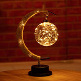 The Enchanted Lunar Lamp Handmade Hemp Rope LED Night Light