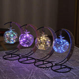 The Enchanted Lunar Lamp Handmade Hemp Rope LED Night Light