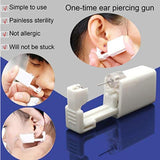 4 Pack Self Ear Piercing Kit Tool Disposable Sterile Painless Piercer Tool