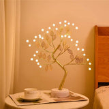 LED Night Light Mini Christmas Tree Copper Wire Garland Lamp