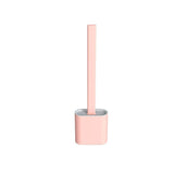Silicone Flexible Toilet Brush with Holder